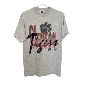 NWOT Russell Athletic CLEMSON TIGERS Gray T-Shirt Size Medium